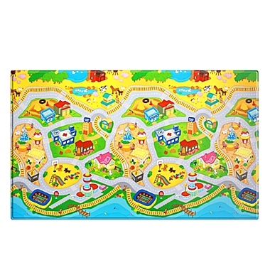 Dwinguler Large Kid&#39;s Playmat in Mytown. View a larger version of this product image.