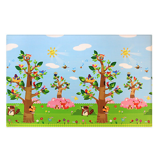 Alternate image 1 for BABY CARE™ Large Baby Play Mat in Birds in Trees