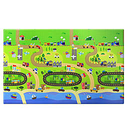 BABY CARE&trade; Large Baby Play Mat in Happy Village