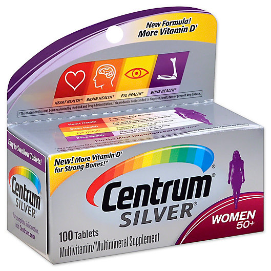 Alternate image 1 for Centrum Silver 100-Count Women's Multivitamins
