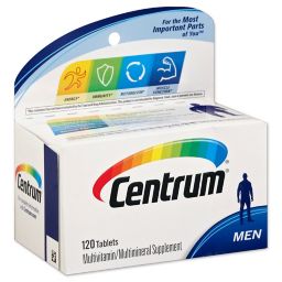 Centrum® Ultra 120-Count Multivitamin and Multimineral Supplement Tablets for Men