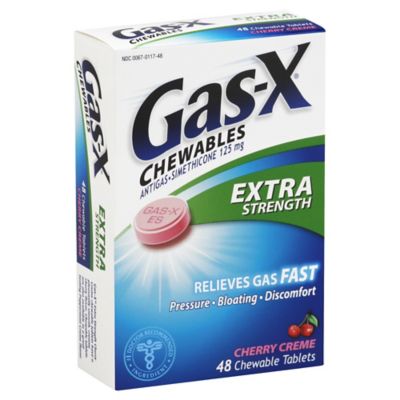 Gas-X&reg; Chewables 48-Count Extra Strength Anti-Gas Tablets in Cherry Cr?me