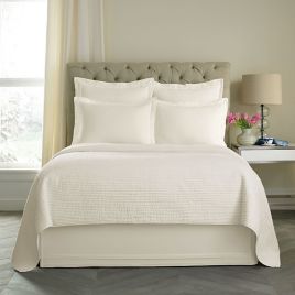 wamsutta bed skirt grey