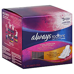 Always Radiant Infinity 16-Count Regular Pad With Wings