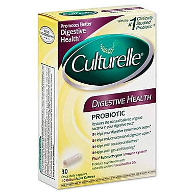 Culturelle&reg; 30-Count Digestive Health Probiotic Capsules. View a larger version of this product image.