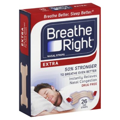 Breathe Right&reg; Extra 26-Count Tan Nasal Strips