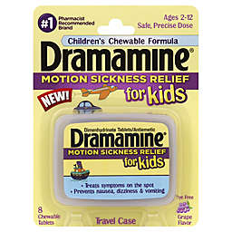Dramamine® Motion Sickness Relief for Kids 8-Count Chewable Tablets in Grape Flavor