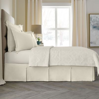 wamsutta bed skirt stone