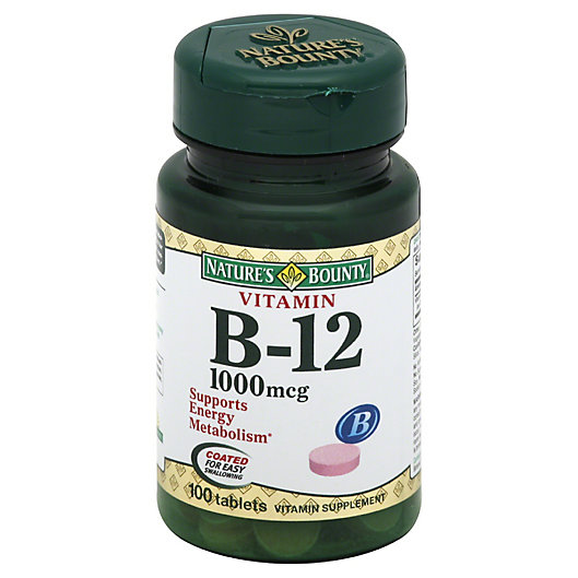 Alternate image 1 for Nature's Bounty 100-Count Vitamin B-12 1000 mcg Tablets