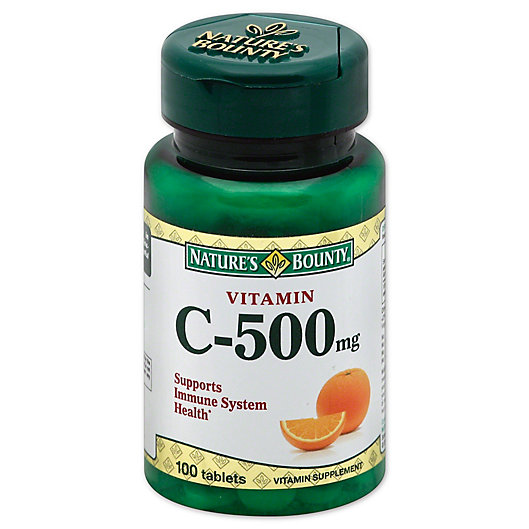 Alternate image 1 for Nature's Bounty 100-Count Pure Vitamin C-500 mg Tablets
