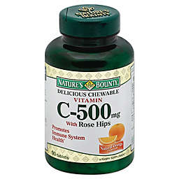 Nature's Bounty 90-Count Chewable Vitamin C-500 mg Plus Rose Hips Tablets