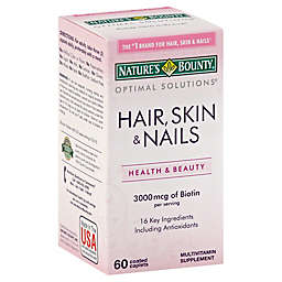 Nature's Bounty 60-Count Optimal Solutions Hair, Skin & Nails Formula Caplets