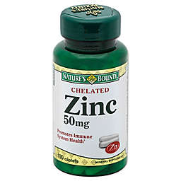 Nature&#39;s Bounty 100-Count Zinc Gluconate 50 mg Caplets
