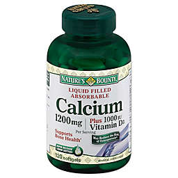 Nature's Bounty 100-Count Absorbable Calcium 1200 mg Plus 1000 IU Vitamin D Softgels