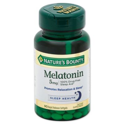 Nature&#39;s Bounty 60-Count Super Strength Melatonin 5 mg Softgels