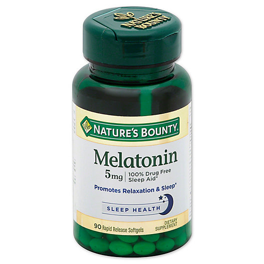 Alternate image 1 for Nature's Bounty 60-Count Super Strength Melatonin 5 mg Softgels