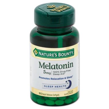 Nature's Bounty 60-Count Super Strength Melatonin 5 mg Softgels. View a larger version of this product image.