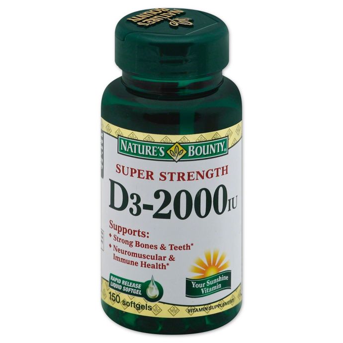 Natures Bounty Vitamin D3 2000 Iu Dietary Supplement 100