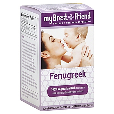 My Brest Friend Fenugreek Breast Feeding Dietary Supplements 100-Count Capsules. View a larger version of this product image.