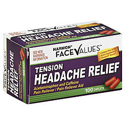 Harmon® Face Values™ 100-Count Tension Headache Relief Caplets