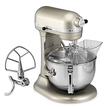 KitchenAid&reg; Professional 600&trade; Series 6 qt. Bowl Lift Stand Mixer in Nickel Pearl. View a larger version of this product image.