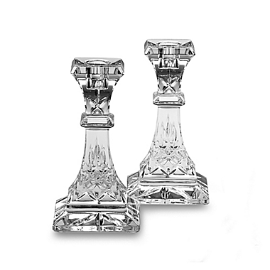 Waterford&reg; Lismore 6-Inch Candlesticks (Set of 2). View a larger version of this product image.