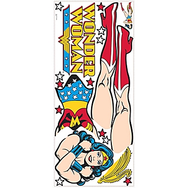 Classic Wonder Woman Peel and Stick Giant Wall Decals. View a larger version of this product image.