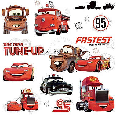 Disney&reg; Cars Friends to the Finish Peel and Stick Wall Decals. View a larger version of this product image.