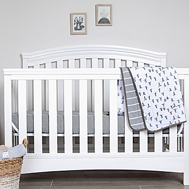 Burt&#39;s Bees Baby&reg; Organic Cotton Jersey Fitted Crib Sheet in Heather Grey. View a larger version of this product image.