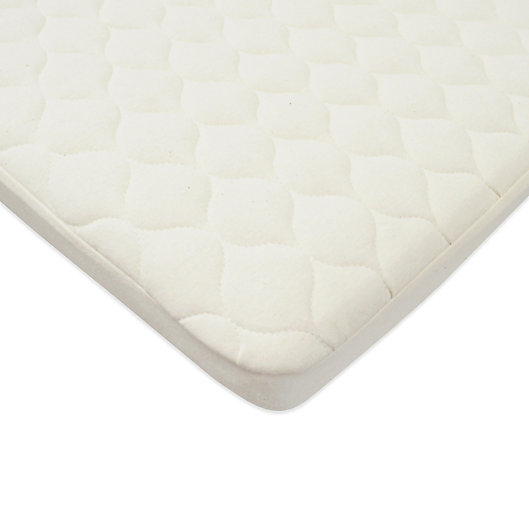 Alternate image 1 for TL Care® Waterproof Fitted Bassinet Pad Cover Made with Organic Cotton Top Layer
