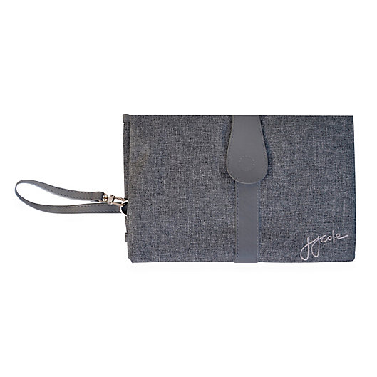 Jj Cole Changing Clutch In Grey Heather Baby - Jj Cole Car Seat Cover Heather Grey Gray