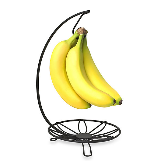 Alternate image 1 for Spectrum™ Leaf Banana Holder in Black
