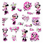 Alternate image 1 for Disney&reg; Minnie Fashionista Peel and Stick Wall Decals