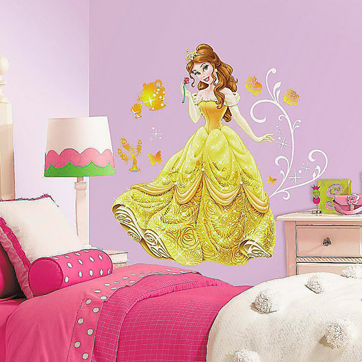 Alternate image 1 for Disney® Princess Belle Giant Peel and Stick Wall Decals