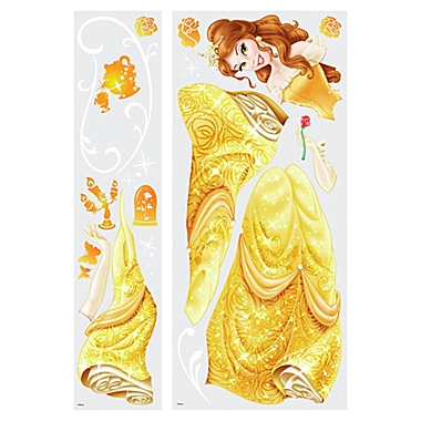 Disney&reg; Princess Belle Giant Peel and Stick Wall Decals. View a larger version of this product image.