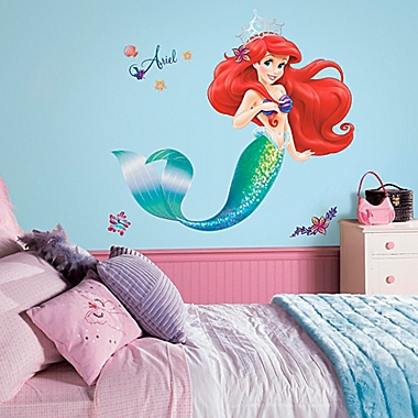 The Little Mermaid Wall Decals Ariel Stickers Kids Room Decor LICENSED Roommates 