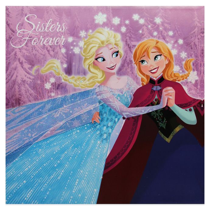 Disney® Frozen Sisters Forever Wall Décor | Bed Bath & Beyond