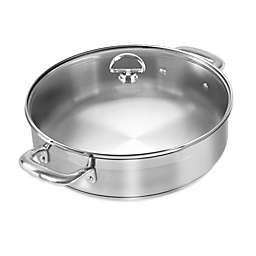 Chantal® Induction 21 Steel™ 5-Quart Covered Sauteuse