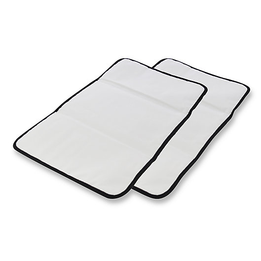 Alternate image 1 for Obersee Baby Changing Mat 2-Pack in Black