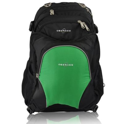 green diaper backpack