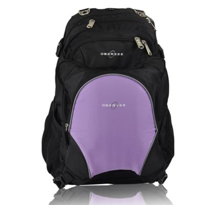 purple diaper backpack