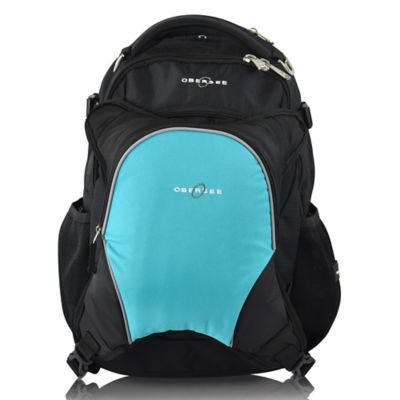 turquoise diaper bag