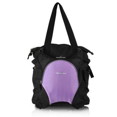 light purple diaper bag