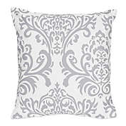 Sweet Jojo Designs Elizabeth Reversible Throw Pillow in Lavender/Grey