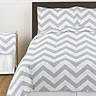 Alternate image 0 for Sweet Jojo Designs Chevron Comforter Set in Grey and White