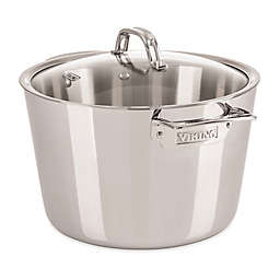 Viking® Contemporary Stainless Steel 8-Quart Covered Stock Pot