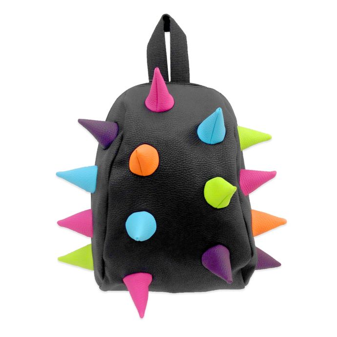 MadPax Nibbler Spiked Backpack in Black/Multicolor | Bed Bath & Beyond