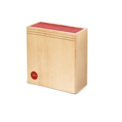 salt and pepper knife block