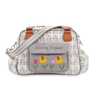 pink lining diaper bag