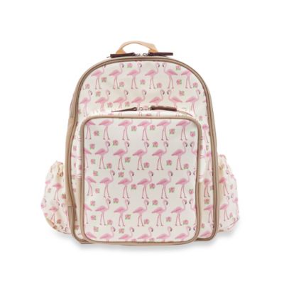 pink lining backpack